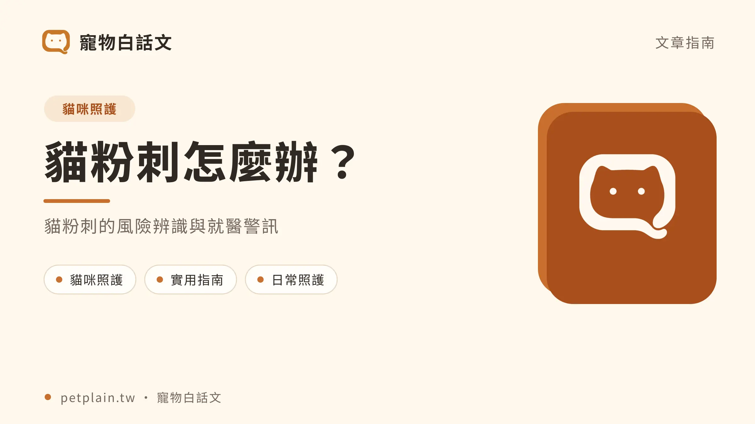 貓粉刺怎麼辦?黑下巴原因與清潔方式:首圖