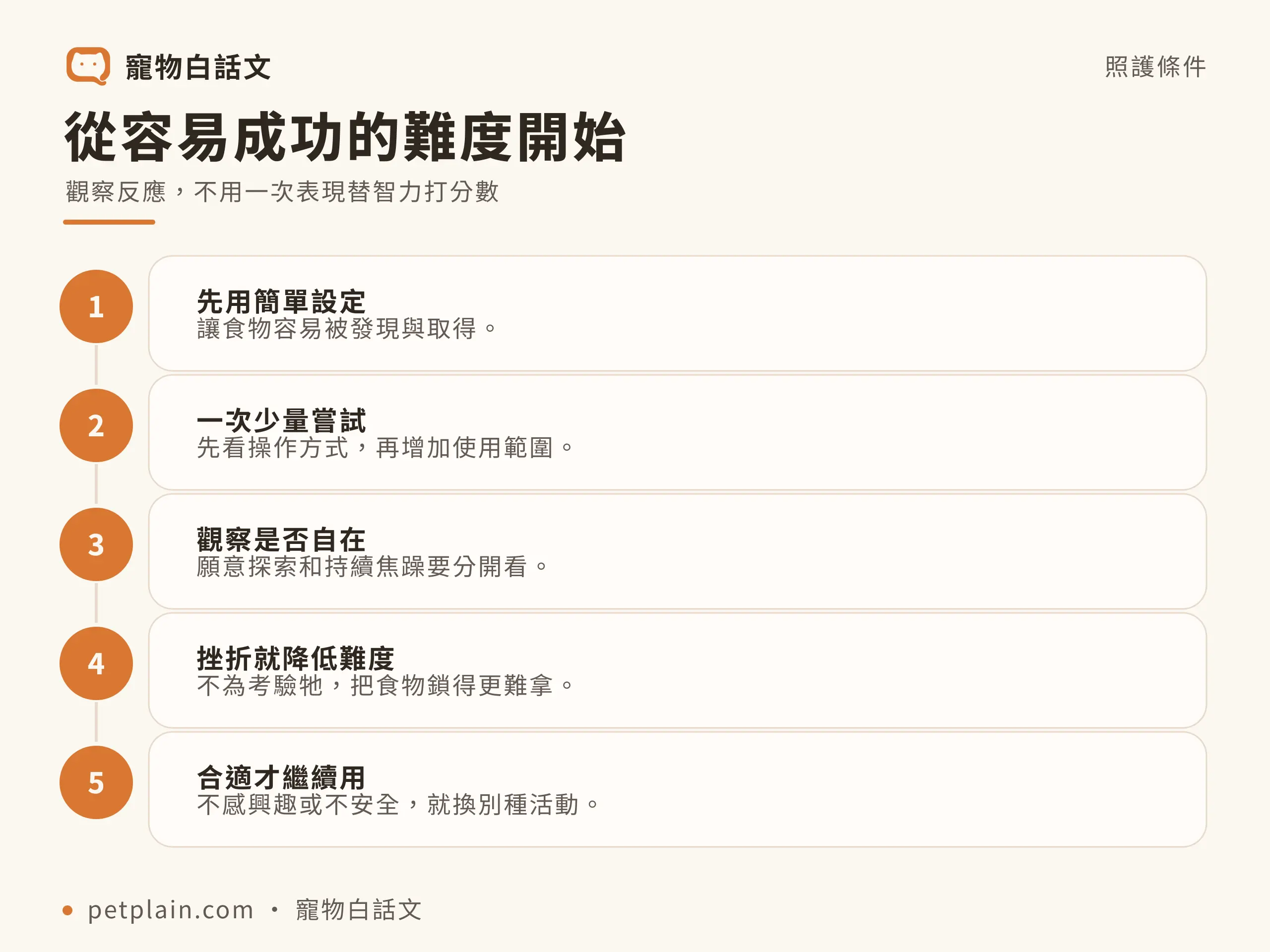 從容易成功的難度開始:觀察反應,不用一次表現替智力打分數